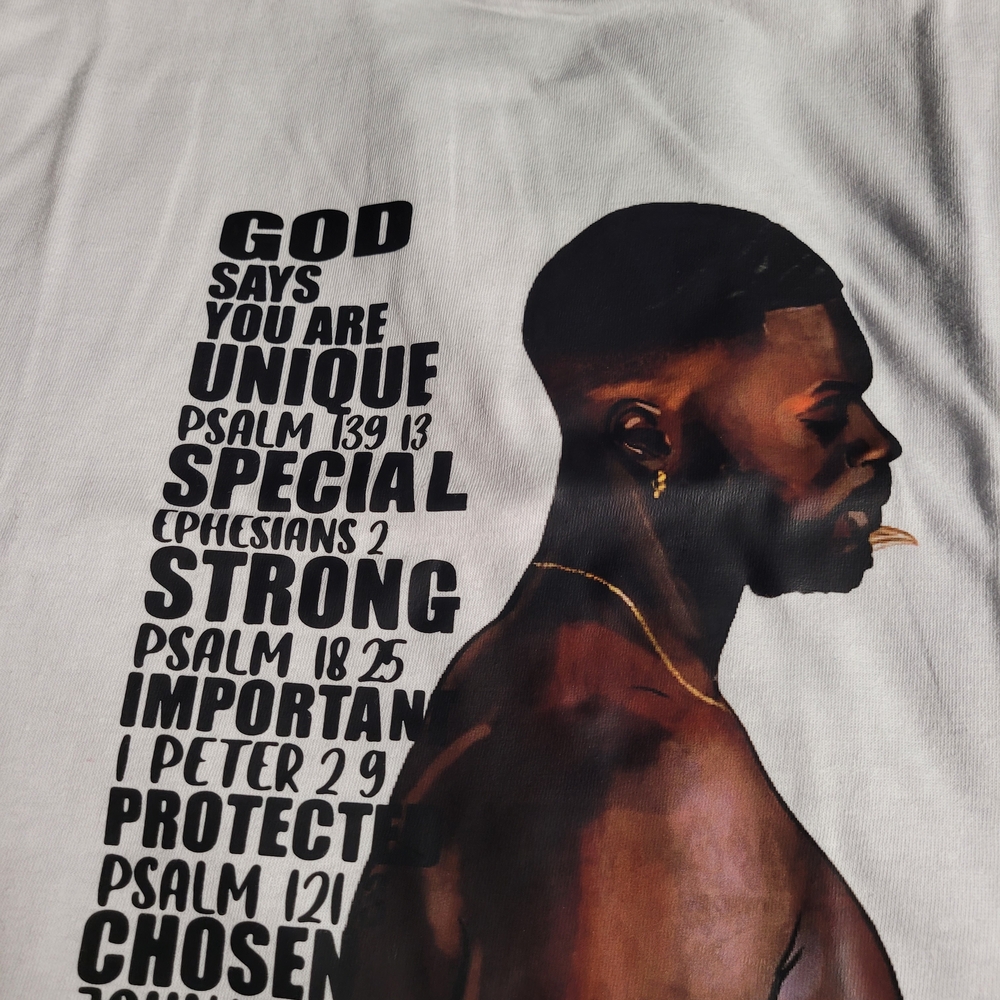 White Graphic Men's Shirt